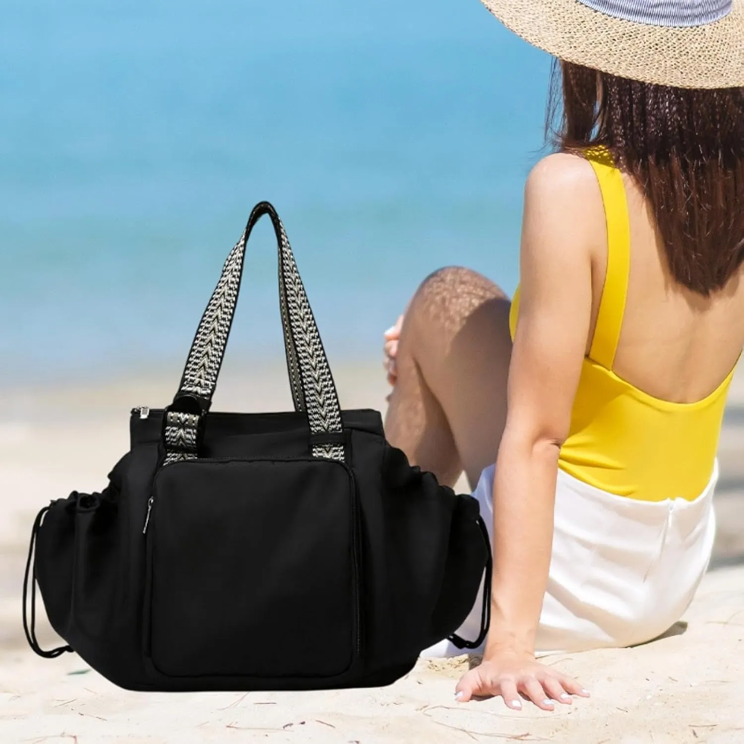 Women Shoulder Bag Versatile Fashion Transformable Cradle Bag for Street
