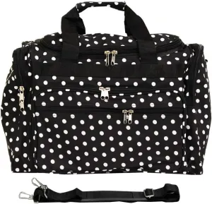 World Traveler Dots 22-inch Carry-on Duffle Bag with Adjustable Shoulder Strap