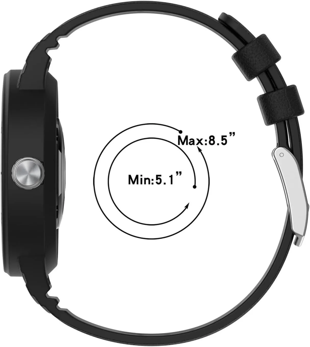 WUURAA Silicone Band Strap, For Huawei Watch GT Cyber Watch Bracelet Replacement Wristband Belt Adjustable Wriststrap