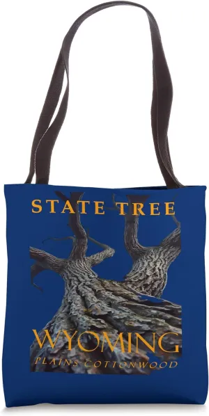 Wyoming Territory Tree The Plains Cottonwood Tote Bag
