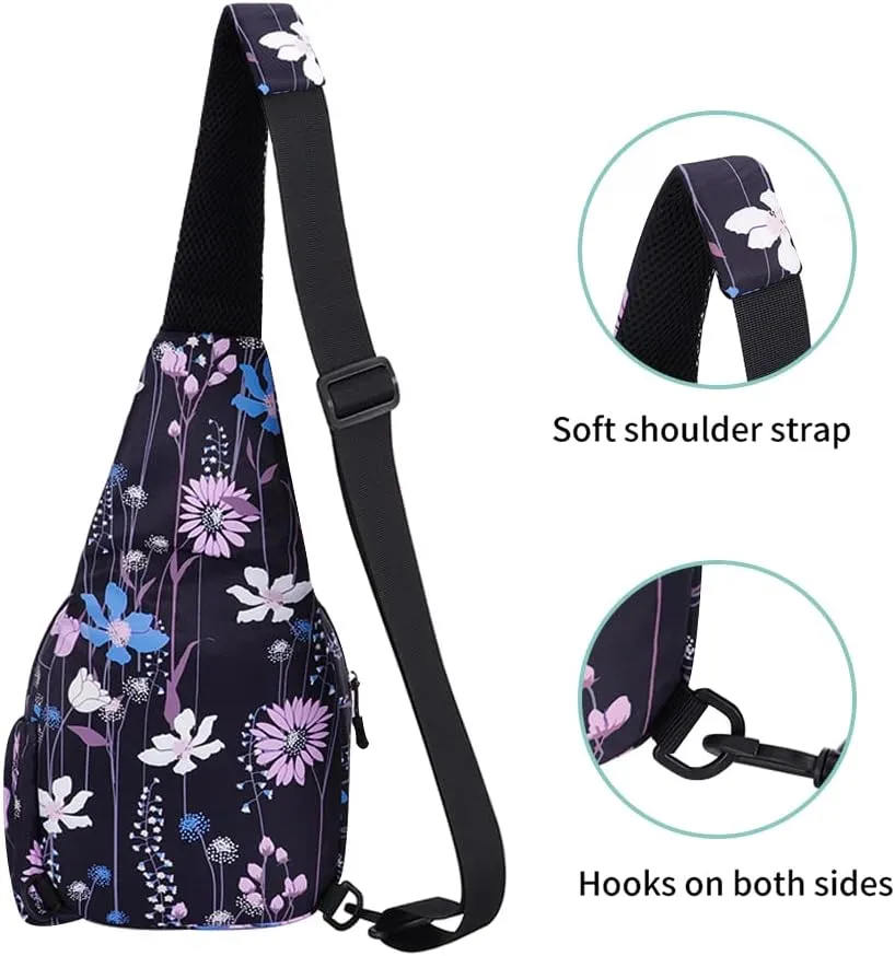 XEYOU Small Sling Bag - Lightweight One Strap Backpack Hiking Crossbody Chest Bag - Unisex Shoulder Daypack