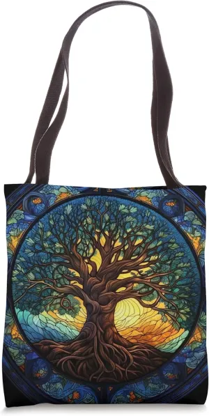Yggdrasil Symbolic Tree Of Life Tote Bag