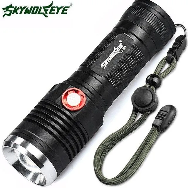 Yimistar #D003 USB Rechargeable hBicycle Bike Light ZOOMABLE XM-L2 U2 LED 3 Modes 26650/18650 Flashlight Torch Flashlight