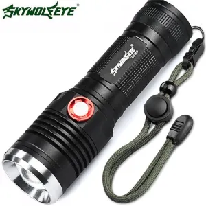 Yimistar #D003 USB Rechargeable hBicycle Bike Light ZOOMABLE XM-L2 U2 LED 3 Modes 26650/18650 Flashlight Torch Flashlight