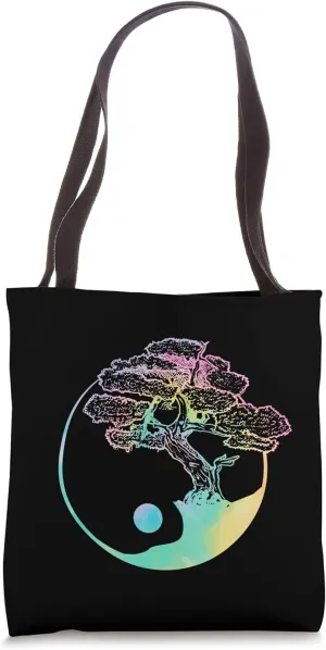 Yin Yang Bonsai Gardener Zen Buddhist Bonsai Tree Aesthetic Tote Bag