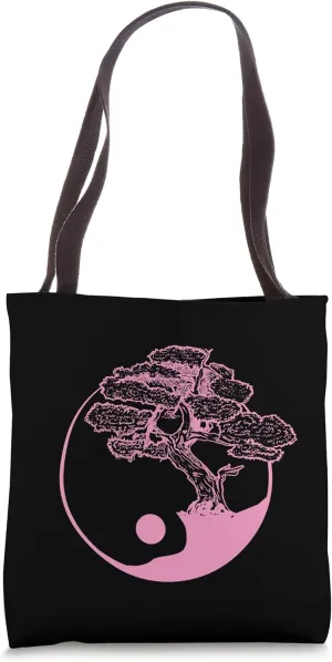 Yin Yang Bonsai Gardener Zen Buddhist Bonsai Tree Aesthetic Tote Bag