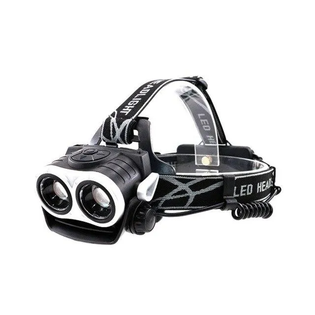 Zoomable IPX4 Waterproof Head Lamp Light Cree XML T6 Rechargeable 18650 Battery Powered Led Headlight 2000/3200LM Super Bright
