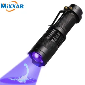 Zoomable Led UV Flashlight Marker Checker Detection
